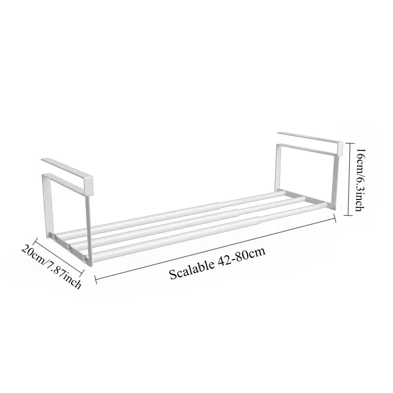 Homeware Storage Organizer Cabinet Multi-Layer Partition Retractable oe Ra under Hanging elf Space Dividers Expandable