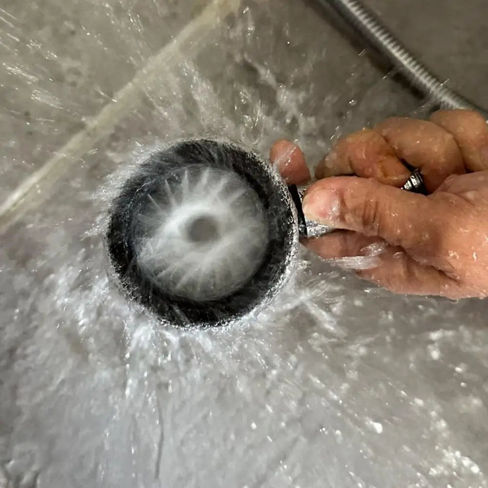 High Pressure Handheld Shower Head 3D Printed Flushing Cleaning Spiral Nozzle for Men Bathroom Accessories