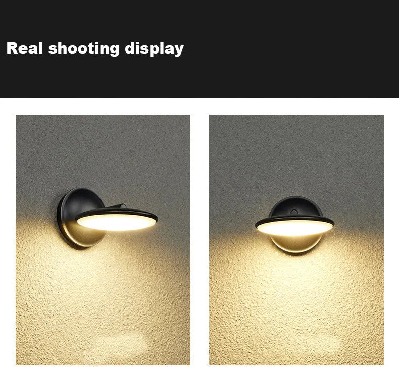 Modern Minimalist Led Waterproof Outdoor Rotatable Wall Light, Bedside, Living Room, Corridor, Aisle Wall Light
