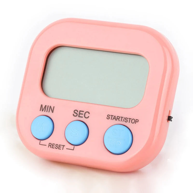 Digital Kitchen Timer for 99 Minutes Cooking Countdown with Magnetic Tool Timing Cook Friendly Alarm Clock Counter with Stand
