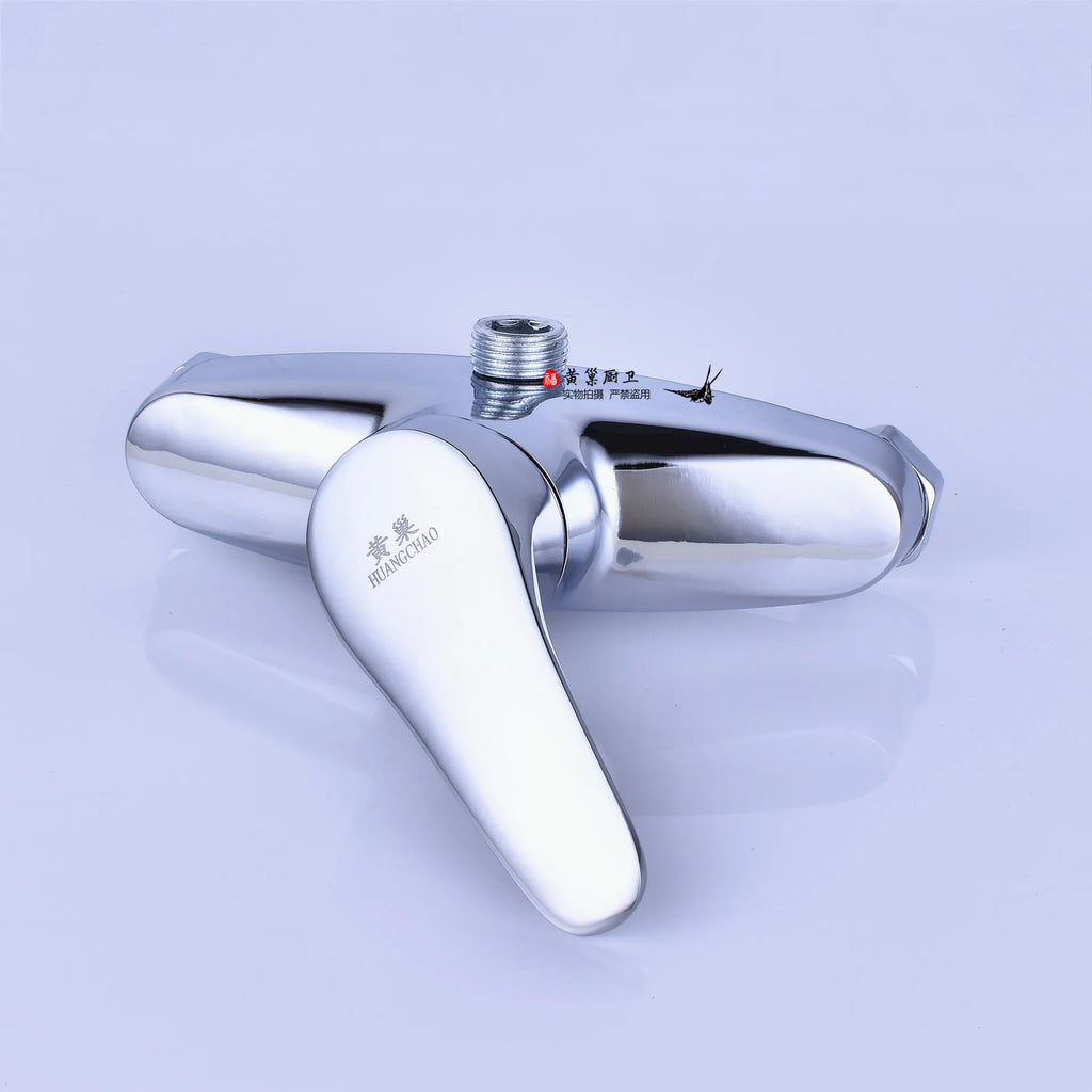 Brass Shower Faucet Mixer Valve Set with Shower Head and Hidden Switch for Bathroom Hot and Cold Water Tap  Bath