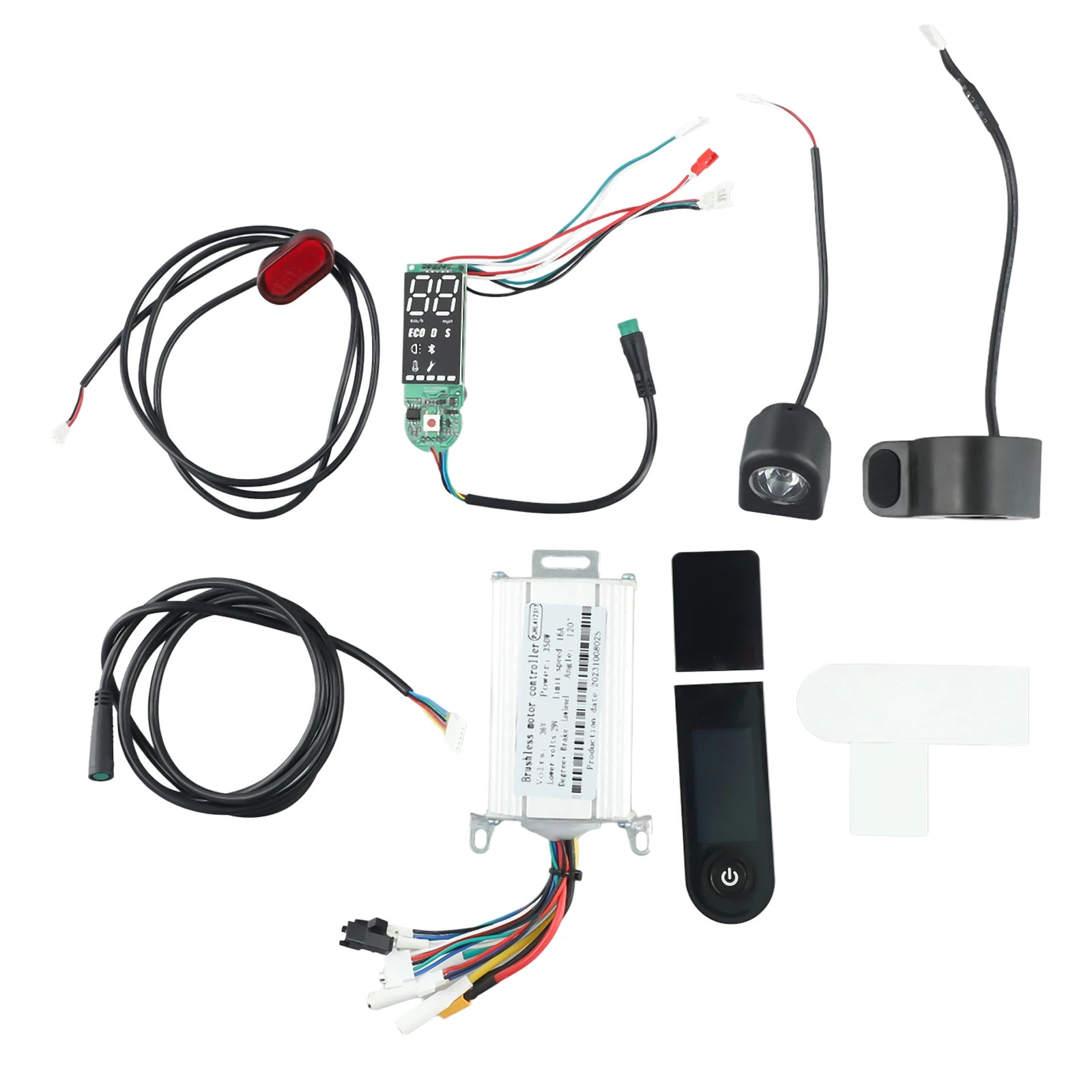 36V 350W 15A Scooter Controller Electric Scooter Controller Display Dashboard Accelerator Scooter Replace Suit For E-Scooter