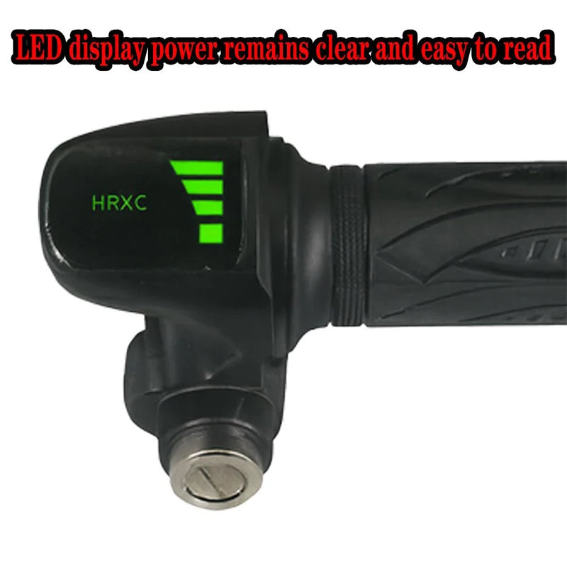 Twist Grip Throttle with Power Monitor for Ridstar Electric Bikes Q20/H20 Series 48
