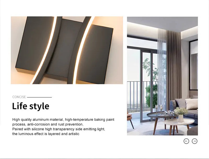 Modern LED Wall Light Fixtures for Corridor Aisle Hardwired Indoor LED Wall Lamps Sconce for Bedroom Kitchen Interior Lighting