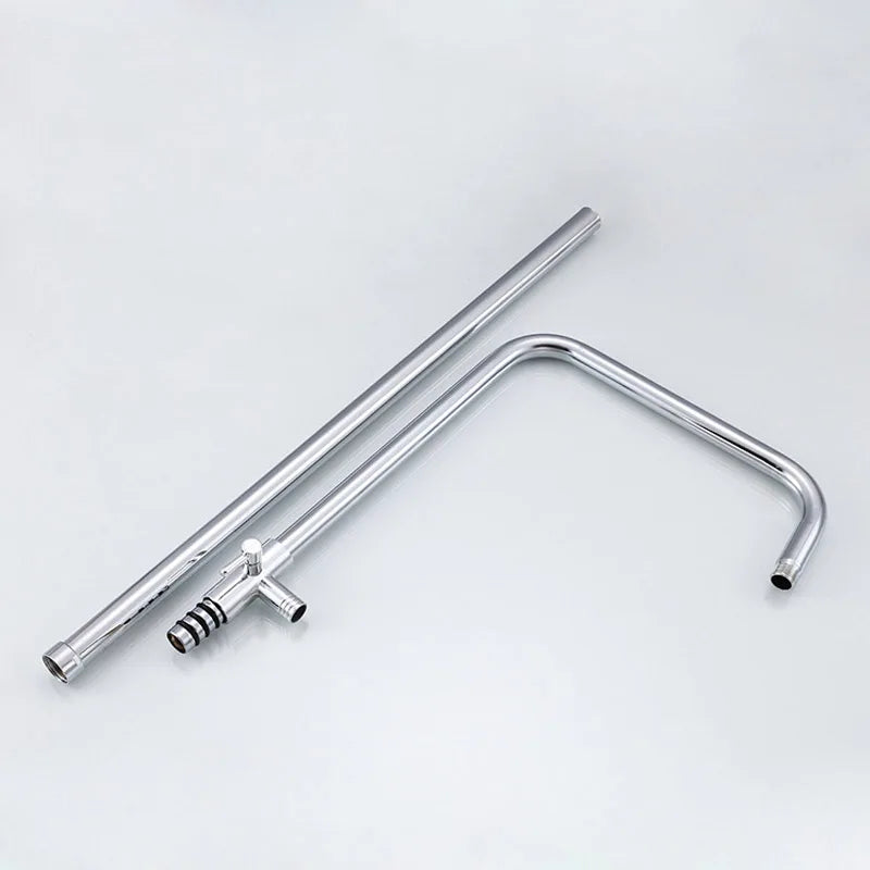 . 1 Set Bathroom Rainfall Shower Faucet Set Mixer Tap With Hand Sprayer Wall Mounted Chrome Copper YT-5335