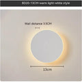 Round wall lamp/modern minimalist style bedroom bedside table staircase porch LED light source human body touch sensor