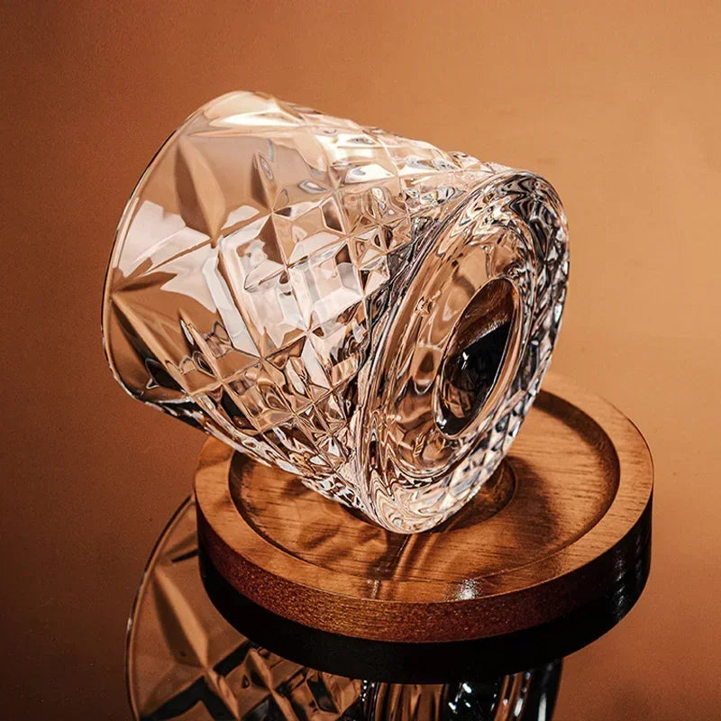 Whiskey Glass Foreign Wine Glass Household Crystal Classical Tumbler Decompression Glass Beer Glass