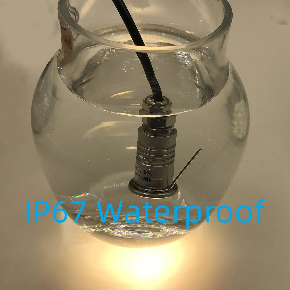 LED Deck Light Outdoor IP67 Waterproof 12V Recessed Garden Underground Lamp Path Spotlight Stairs Lights with Driver AC110-220V