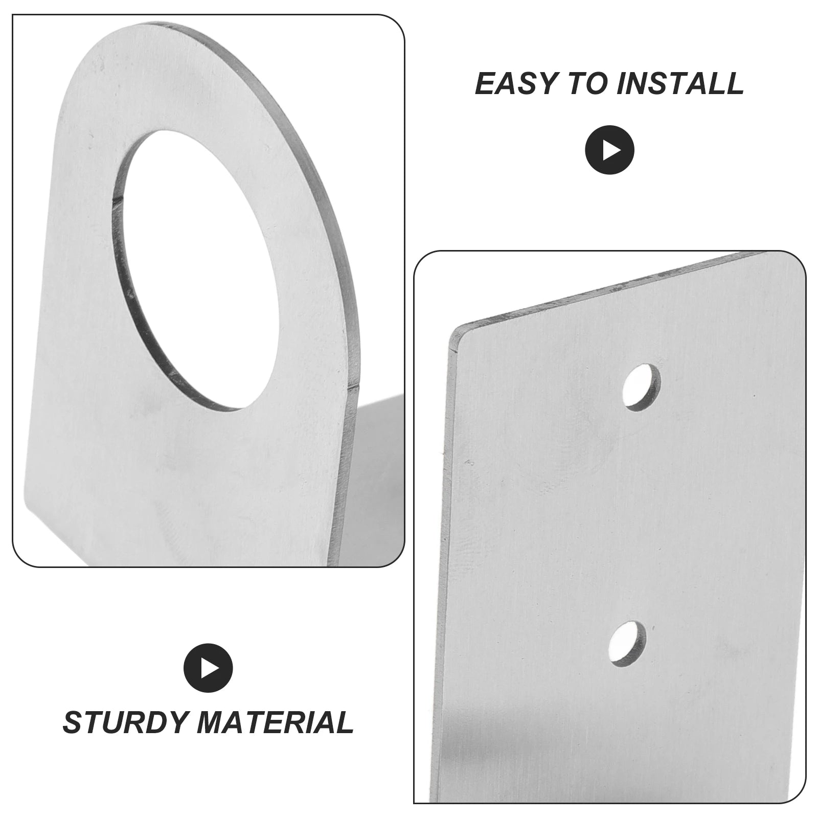 Dispenser Stainless Steel Wall Mounted Bathroom Organizer for Liquid Hand Soap Holder Hand Soap Bottle 304 Brushed