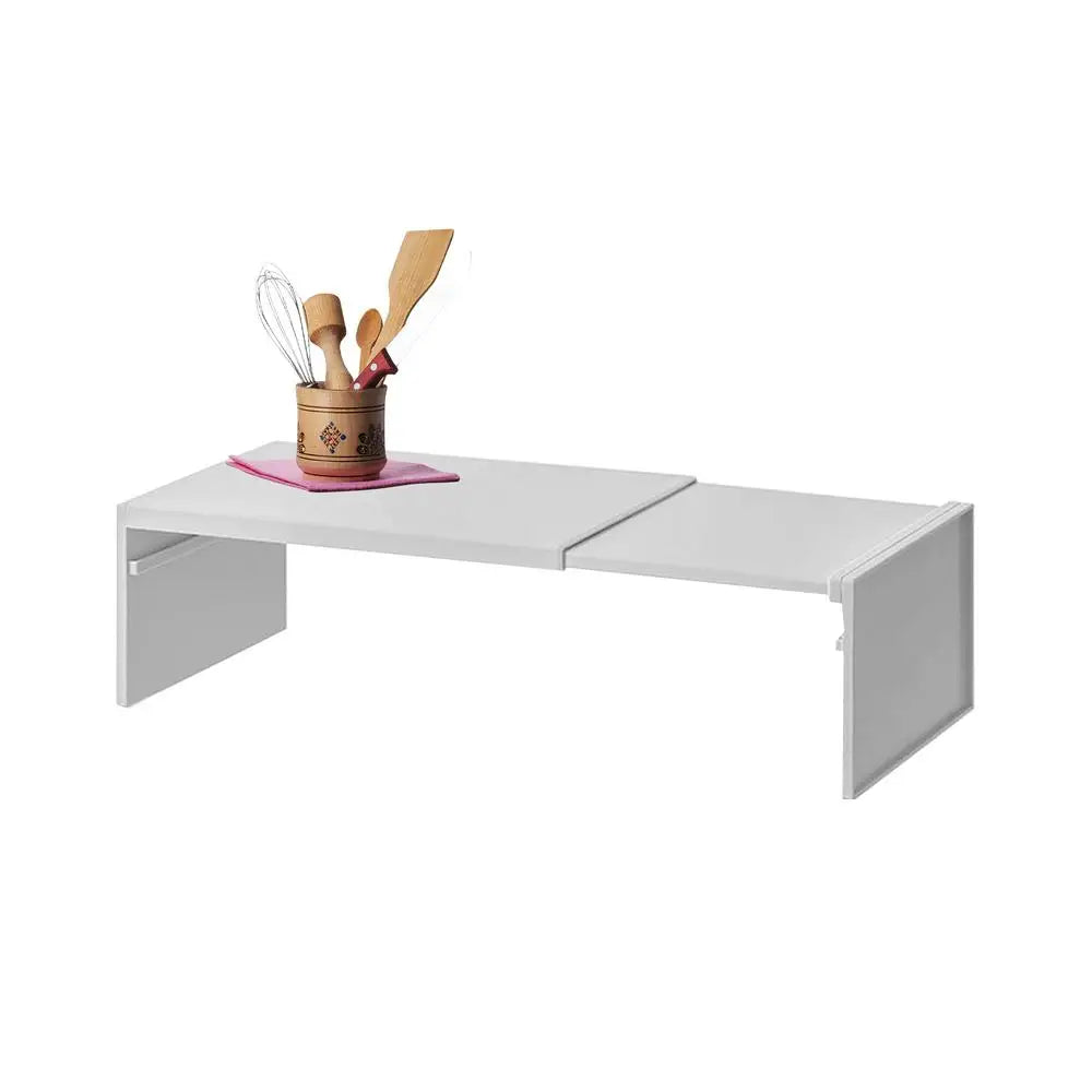 Kitchen Stretchable Cabinet Shelf Cupboard Separated Storage Rack Countertop Organizer Shoe Organizer Shelf Save Space