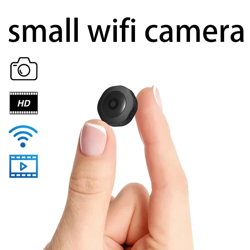 HD 1080P Mini IP Camera  Covert Small Nanny Cam Video Voice Recorder Indoor Portable  Security CCTV Camera for Home and Office
