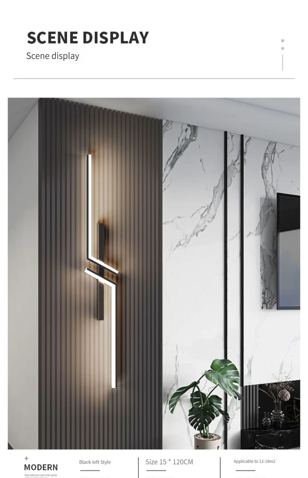 Modern Minimalist LED Wall Lamps - Bedside Interior Lighting for Living Room Bedroom Stairs - TV Backlight Wall Decor Lights
