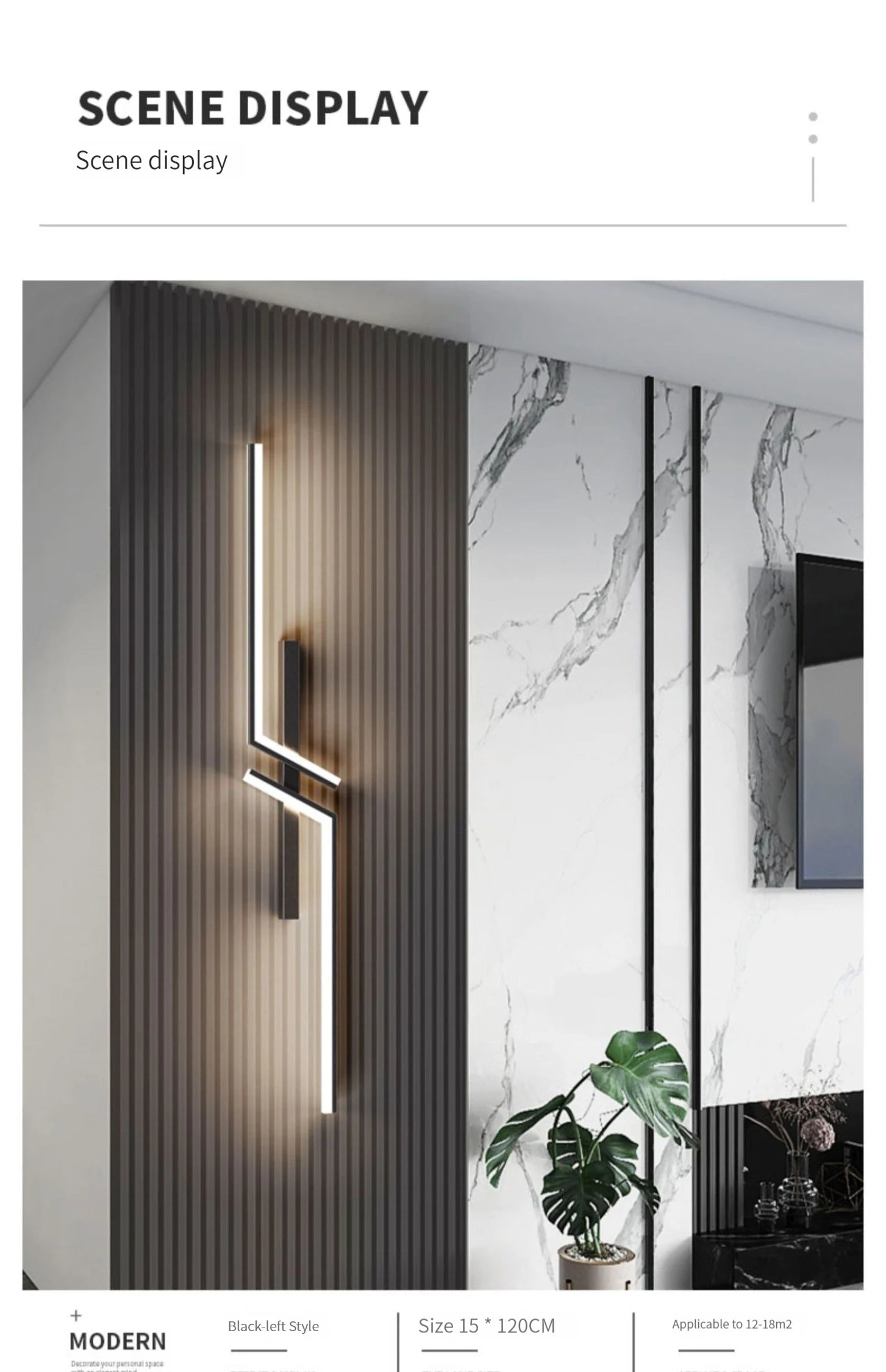 Modern Minimalist LED Wall Lamps - Bedside Interior Lighting for Living Room Bedroom Stairs - TV Backlight Wall Decor Lights