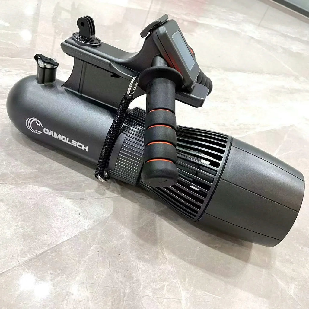 Camolech Underwater Scooter SUP Motor SUP Booster Electric Fin Propeller Camera Compatible for Pool Diving