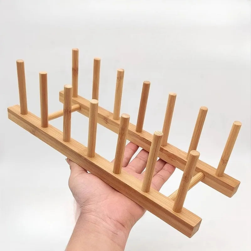 Multifunctional Cup Plate Organizer with Cutting Board Holder, Space Saving Eco-Friendly Kitchen Storage for Home & Supermarket