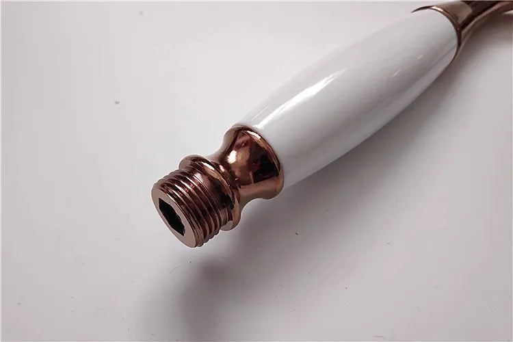 Bathroom Accessories Rose Gold Hand Shower Head High Pressure  Antique Water Output Antique Hand Shower Nozzle Water