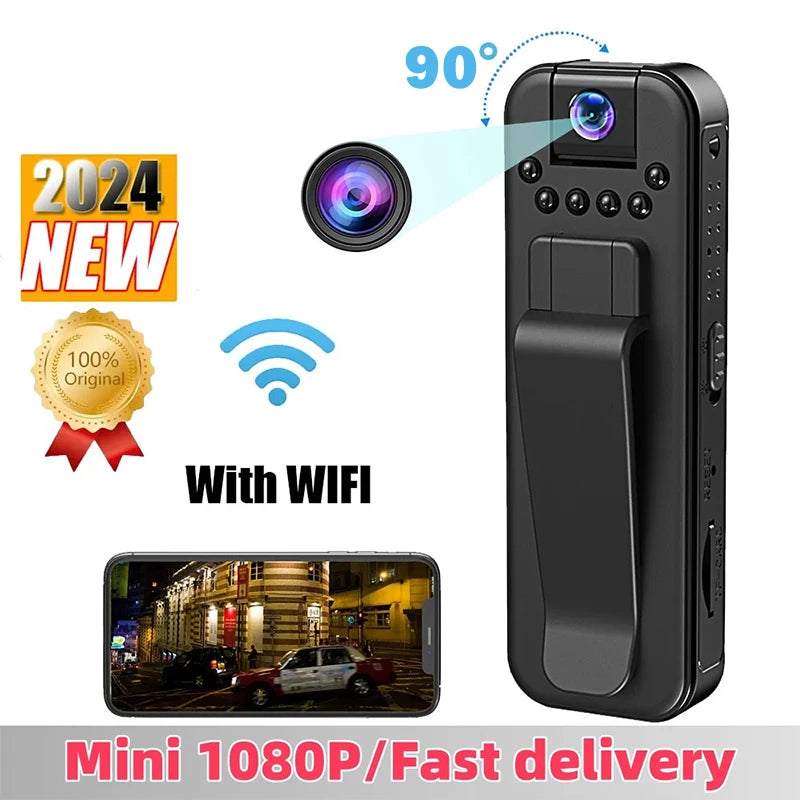 1080P HD Mini Camera Portable Small Digital Video Recorder Surveillance Camcorder Night Vision Video Police BodyCam Infrared