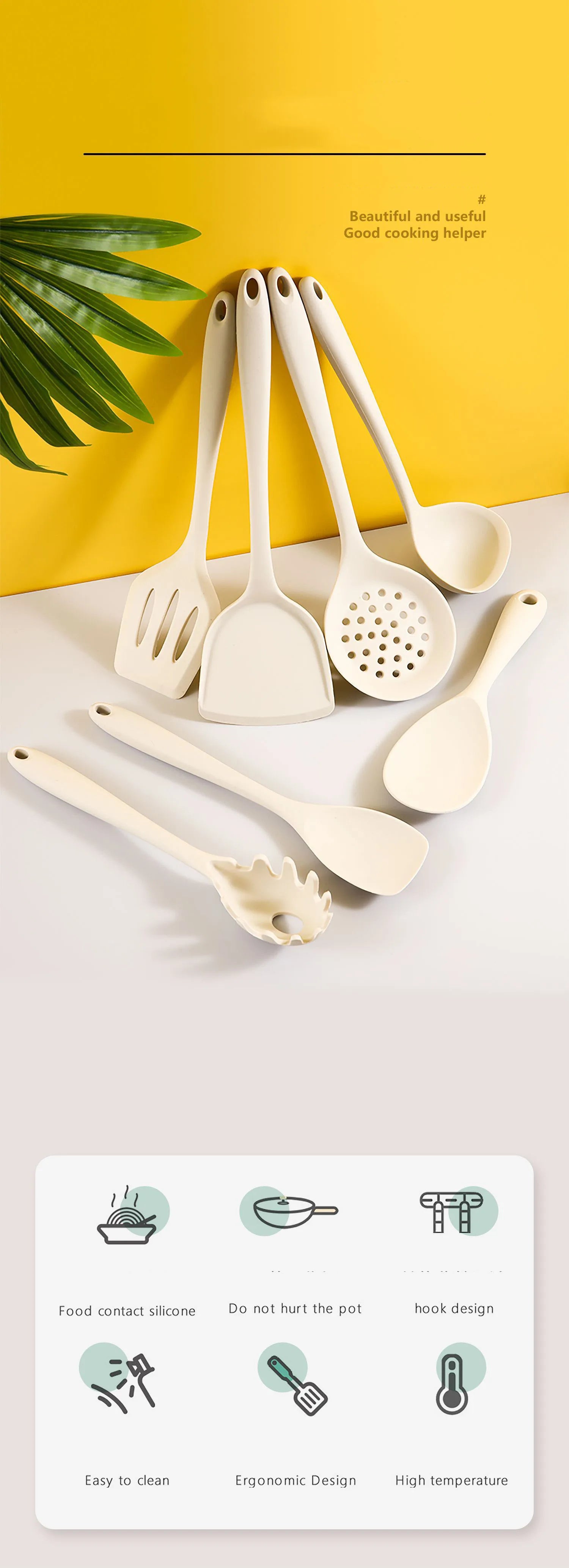 Silicone Kitchen Cooking Utensils Spatula Pasta Cookware Set Cooking Accessories Kitchen Utensils Kitchen Tools Kitchen Gadgets