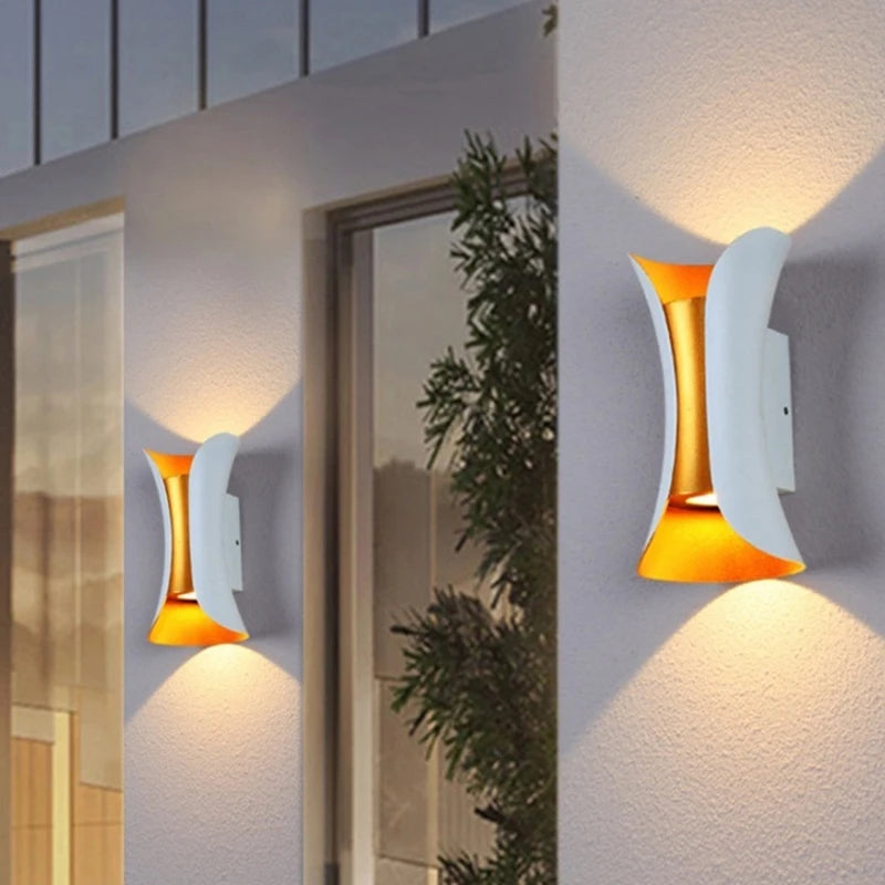 Modern Wall Sconces 10W Wall Lamp, LED Wall Light White Up Down Wall Mount Lights for Living Room Hallway Bedroom Decor