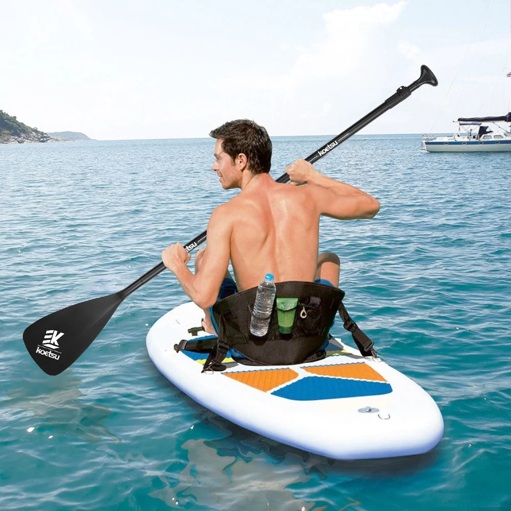 3-Piece Aluminum Sup Paddle One/Two Way Paddle Nylon Kayak Boat Stand Up Paddleboard Paddle SUP Surfpaddle Sap for Outdoor Water