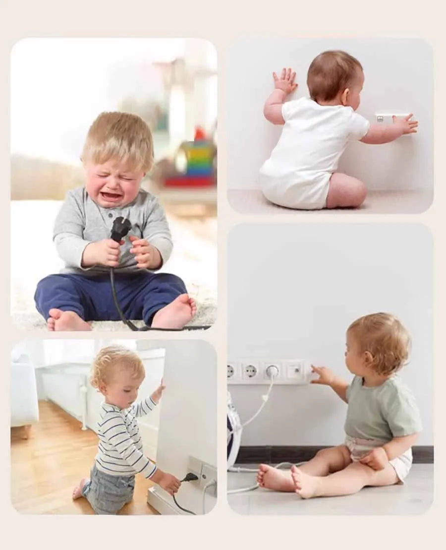 5/10pcs Baby Electrical Safety Socket Protective Cover European Standard Anti-electric Shock Socket Cover Baby Safe Protection