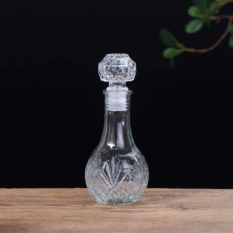 1Pc 100/150ml Transparent Glass Cup Whiskey Decanter Party Barware Whiskey Glass Bottle For Liquor  Bourbon Barware