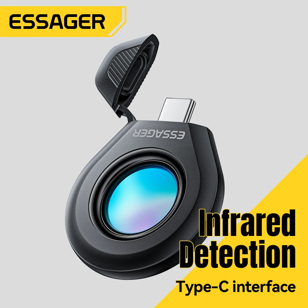 Essager Camera Infrared Detector Safe&Anti-Peeping Protection Detector Hotel Pinhole Lens Detect Security Alarm Anti Spy Candid