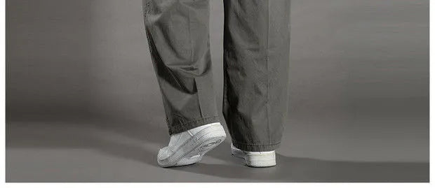 95%Cotton Men's Cargo Pants Summer Work Wear Spring New In Large Size Casual Climbing Joggers Sweatpants Hombre Autumn Trousers