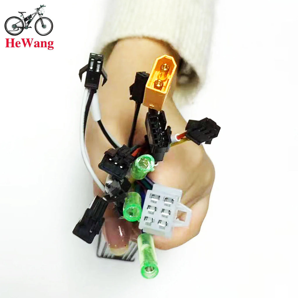 24V/36V/48V Electric bike kit: 25A sine wave controller with LED S800 instrument , 130X thumb throttle , 8C speed assist sensor