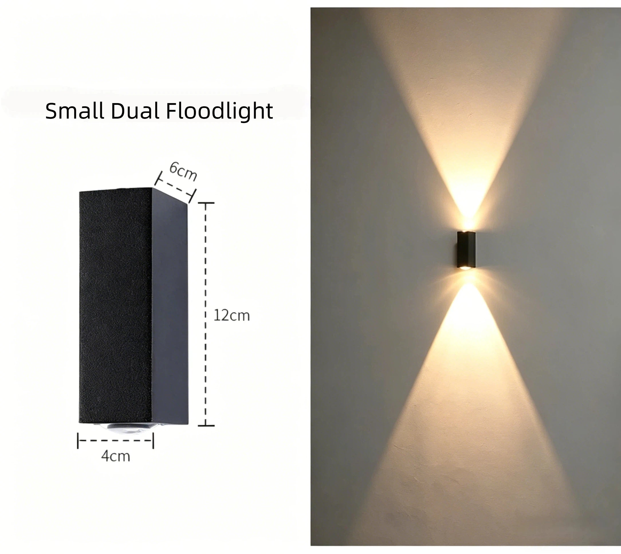 LED Indoor Outdoor Wall Lamps Villa Courtyard Pillar Spotlight Stair Lighting Boundary Home Illumination