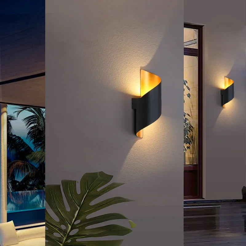 LED Wall Lamp 10W Indoor Wall Lights Waterproof Outdoor Modern Nordic Sconce Lamp Interior Wall Light Home Decor
