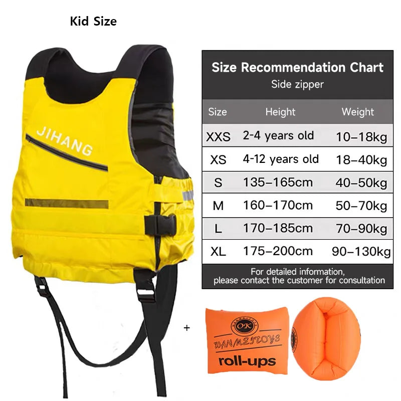 Life Vest for Adult Little Kids Girl Boy Life Jackets with Legs Strap Buoyancy Aid for SUP Kayak Fishing Swim Beach Watersports