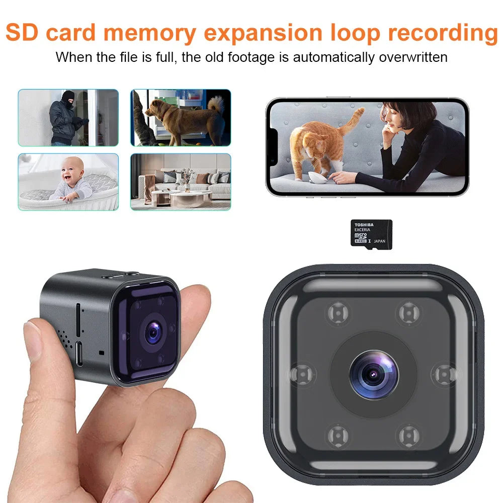 Smart wifi security camera mini camera High Power Low Power Wireless Wifi Action Camera Baby Monitor