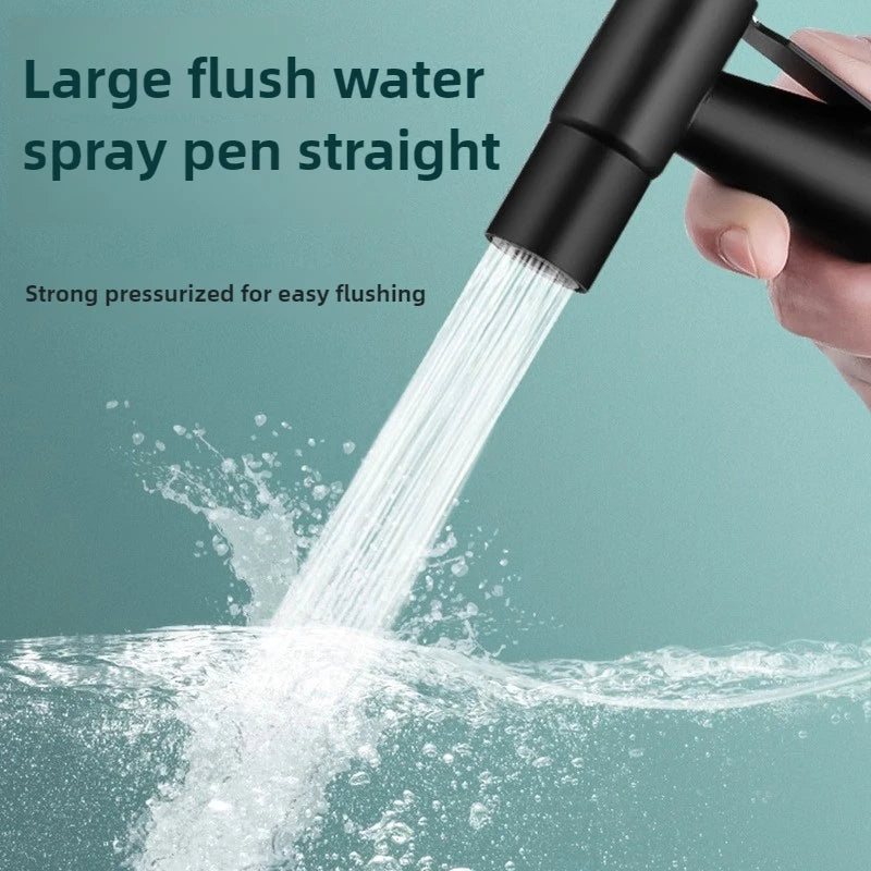 Handheld Toilet Faucet Sprayer Held Stainless Steel Sprayer Gun Hand Bidet Spray Bathroom Self Cleaning Shower Head Hand Faucet
