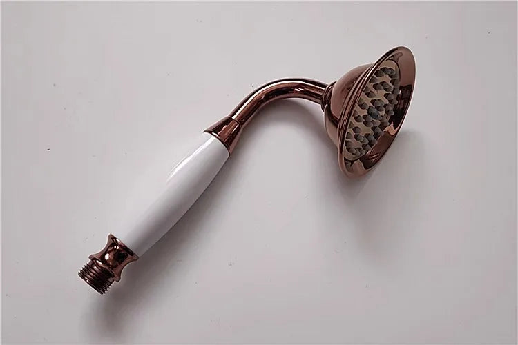 Bathroom Accessories Rose Gold Hand Shower Head High Pressure  Antique Water Output Antique Hand Shower Nozzle Water