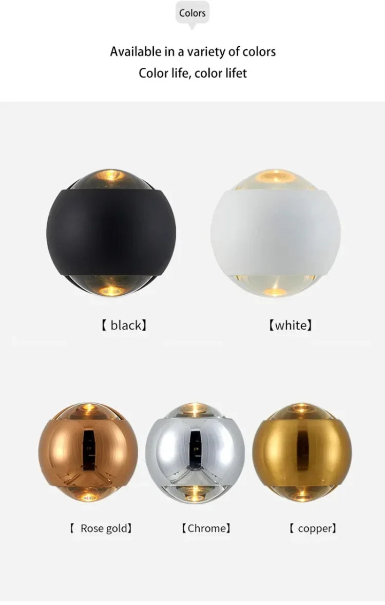 Luxury Art Aluminum Wall Light Glass Decoration Wall Lamp for Living Dining Room Bedroom Corridor Staircase Home Decor Sconce