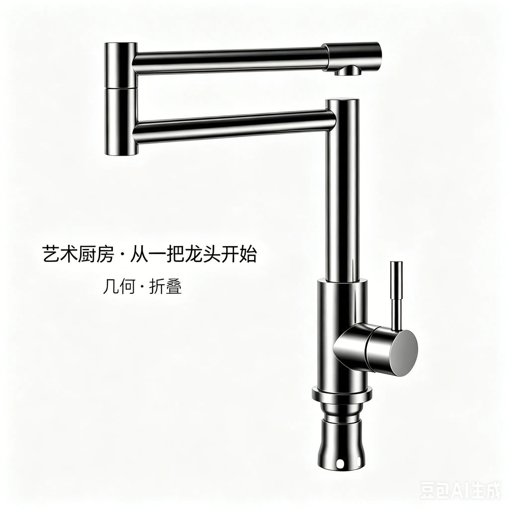 Foldable Kitchen Faucet Pot Filler Faucet Telescopic Cold And Hot Water Mixing Faucet Rotating Sink Faucet Tap