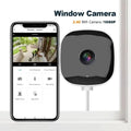 Window Camera Replaces Outdoor Cameras 2.4/5GHz WiFi Camera 3MP Resolution Full-Color Night Vision Through Window Mini Camera