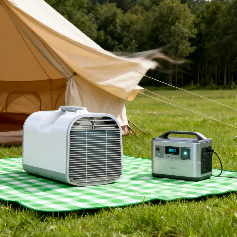 4200 BTU Mobile Air Conditioner With 3 Wind Speed Mode 110V 220V Outdoor Air Conditioner Portable For Camping