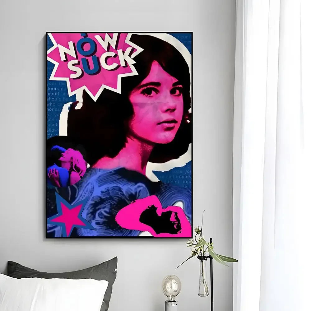 t-TV Girl Poster Wall Art Print Decorative Mural Home Decor Gift Unframed
