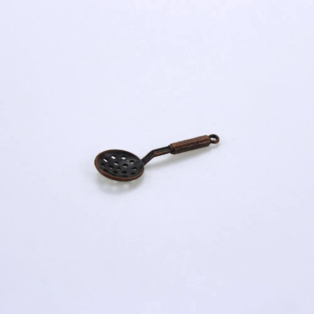 Kettle 1:12 Mini Kitchen Utensils Sets Cookware 1:12 Scale Kitchen Set Mini Alloy Mini Kitchen Cooking Kit House Props