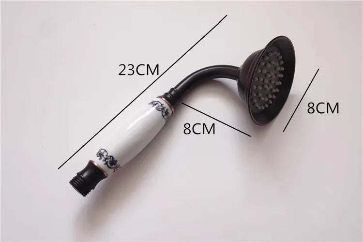 Bathroom Accessories Rose Gold Hand Shower Head High Pressure  Antique Water Output Antique Hand Shower Nozzle Water