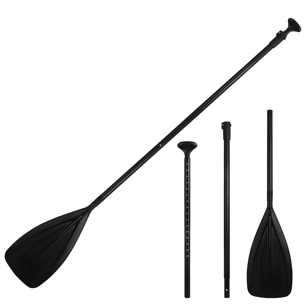 3-Piece Detachable SUP Paddle Adjustable Length Stand Up Paddleboard Paddles Aluminum Alloy SUP Surfpaddle for Canoe Kayaking