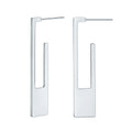 Chandler Rectangle Earring Art Deco Earrings Modern Rectangle Bar Earrings Modern Trending Jewelry for Women