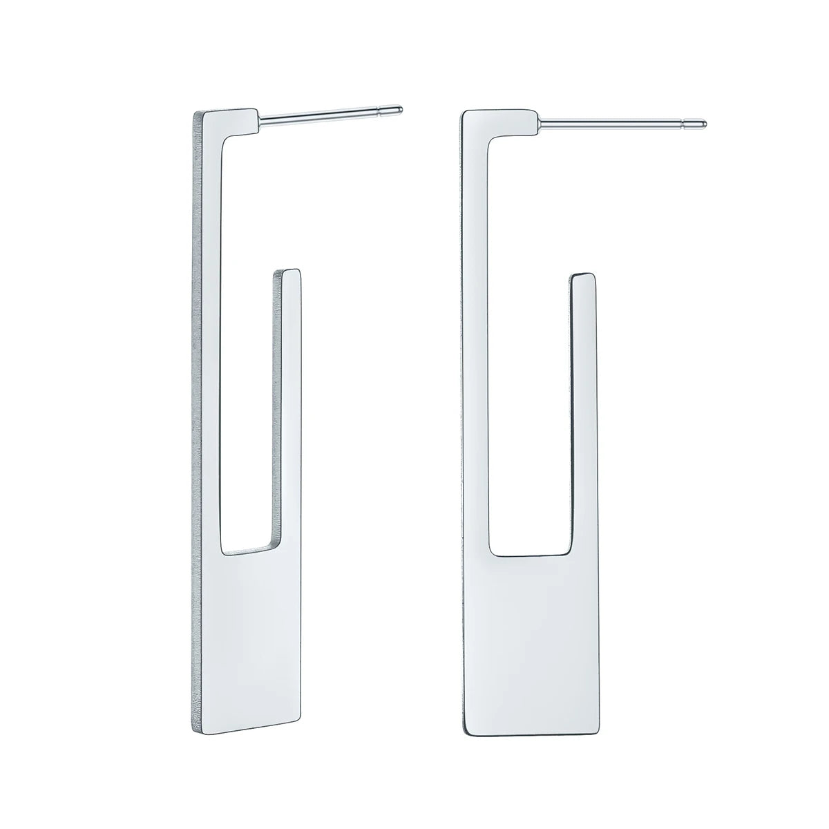 Chandler Rectangle Earring Art Deco Earrings Modern Rectangle Bar Earrings Modern Trending Jewelry for Women