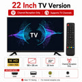 22 Inch Smart TV Android LED Television HD WiFi Bluetooth HDMI USB Flat Screen TV for Bedroom Kitchen RV Home