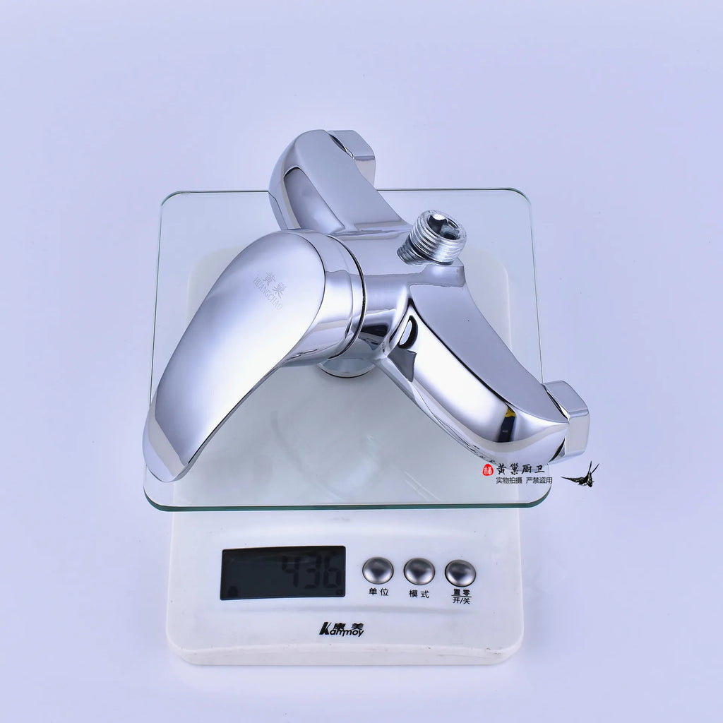 Brass Shower Faucet Mixer Valve Set with Shower Head and Hidden Switch for Bathroom Hot and Cold Water Tap  Bath