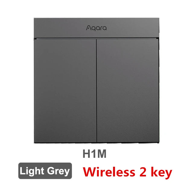 Aqara Smart Wall Switch H1M With Neutral Line Wireless Key Light Switch Zigbee Multiple Control Modes Smart Wall Light Switch