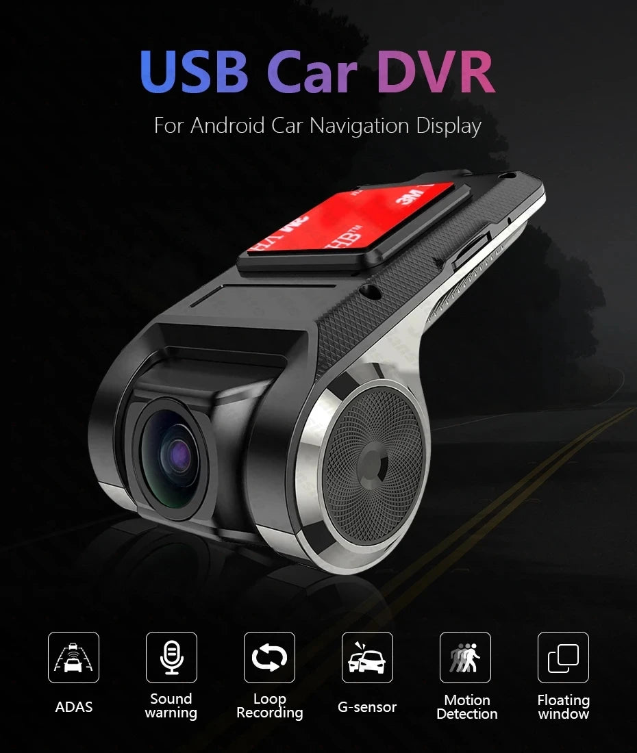 JIMIKE Car Multimedia Camera  Rear CAM Wide Angle Backup Camera HD Dashcam AHD 1080P  DVR Driving Recorder ADAS
