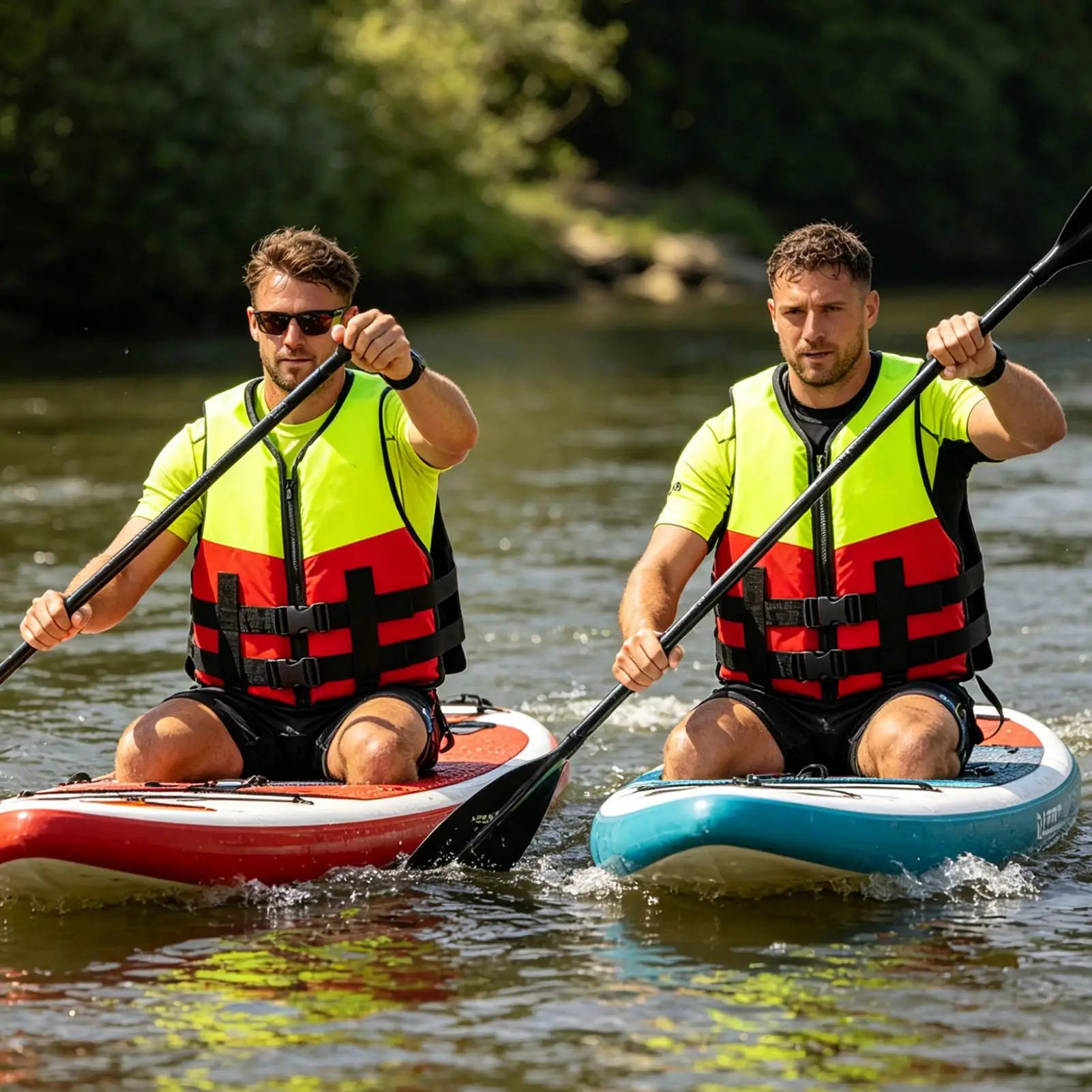 Swim Vests Quick-Dry Buoyancy Aid With Zipper Swim Trainer Vest For Boating Fishing Surfing Kayak Rowing Water Sports River Lake
